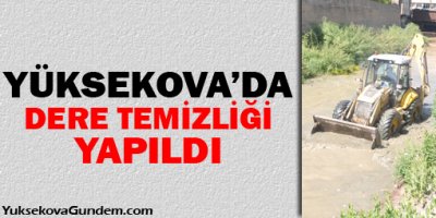 Dere Temizliği Yapıldı