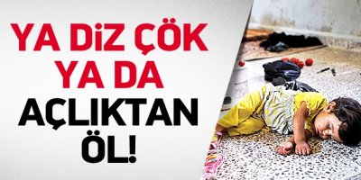 Suriye halkı açlığın pençesinde