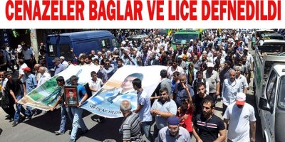 Cenazeler Bağlar ve Licede Toprağa Verildi