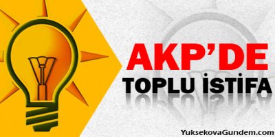 Ak Parti Van teşkilatı ve ilçeler istifa etti