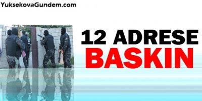 12 adrese baskın