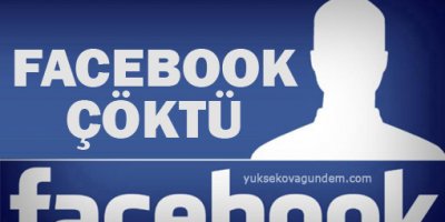 Sosyal medya devi Facebook çöktü