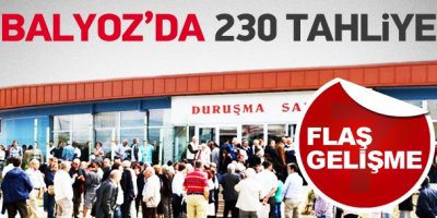 Balyoz'da tüm sanıklara tahliye