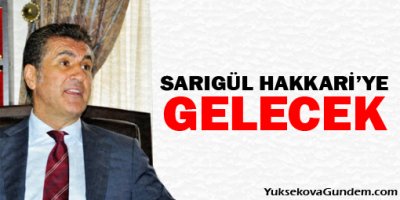 Sarıgül Hakkari'ye gelecek