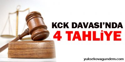 'KCK' Kurtalan davasında 4 tahliye