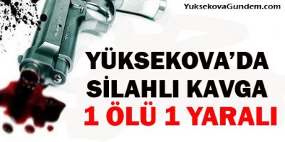 Yüksekova'da silahlı saldırı: 1 ölü, 1 yaralı