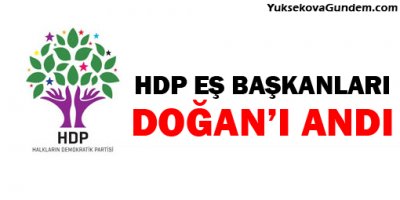 HDP Eş Başkanları Doğanı andı