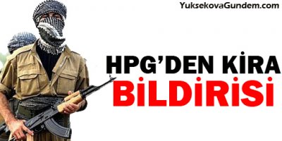 HPG'den kira bildirisi