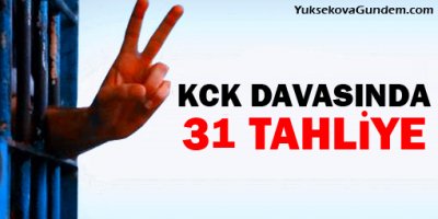 KCK ana davasında tahliye