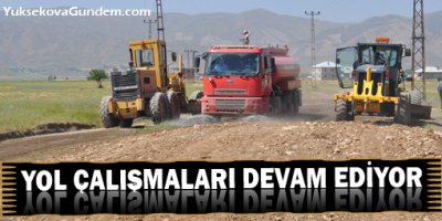 Yol çalışmaları devam ediyor