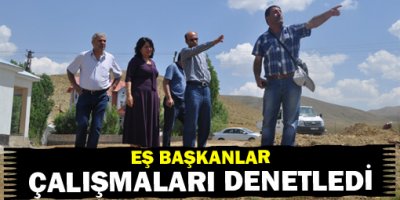 Eş Başkanlar Çalışmaları Denetledi