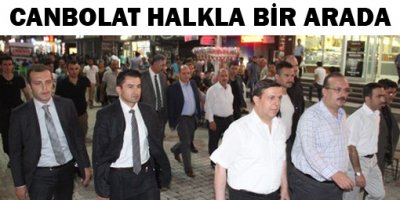 Vali Canbolat halkla bir araya geldi