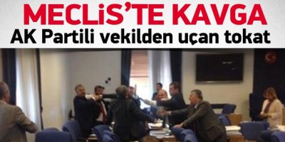 Meclis'te yumruklu kavga