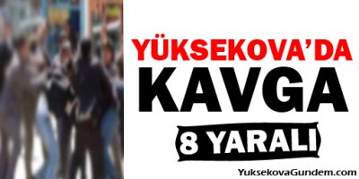 Yüksekova'da Kavga: 8 Yaralı