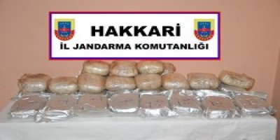 40 kilo eroin ele geçirildi