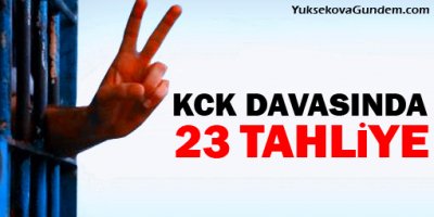 'KCK' Şırnak davasında 23 tahliye