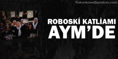 Roboski katliamı AYMde