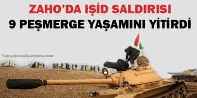 Zaxoda IŞİD saldırısı: 9 Peşmerge yaşamını yitirdi