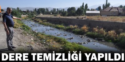 Dere Temizliği Yapıldı