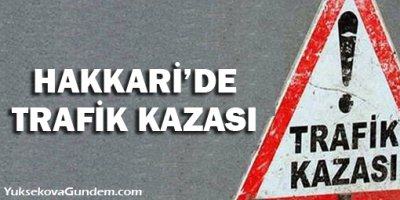 Trafik kazası 1 yaralı