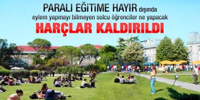 Üniversite harçları kaldırıldı