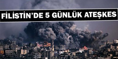 Filistinde 5 günlük ateşkes