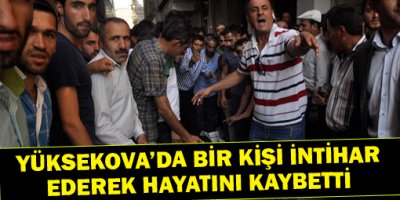 Yüksekova'da binadan düşen Çelik Kurtarılamadı