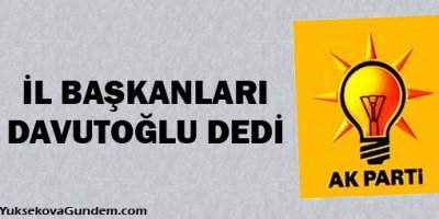 AKP il başkanlarının başbakan adayı belli oldu