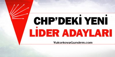 Kılıçdaroğlu'nun rakipler; İnce, Tarhan ve Feyzioğlu