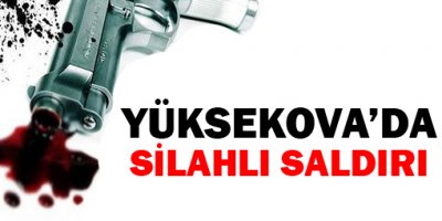 Yüksekova'da silahlı saldırı