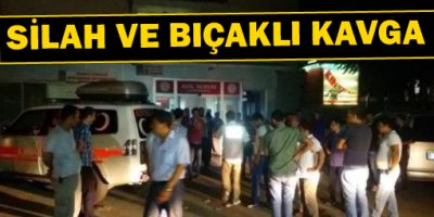 Silah ve bıçaklı kavga: 6 yaralı