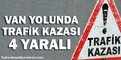 Van yolunda kaza: 4 yaralı