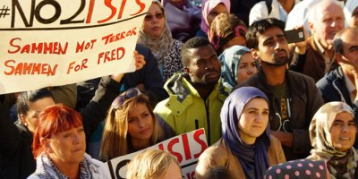 Norveç Başbakanı IŞİDe karşı yürüyüşe katıldı