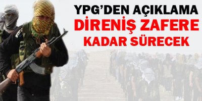 YPG: Cezaa direnişi zafere kadar sürecek