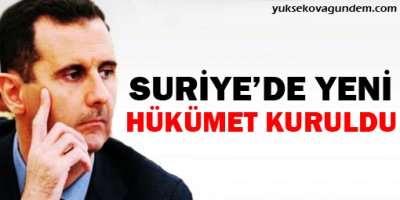 Suriye'de yeni hükümet kuruldu