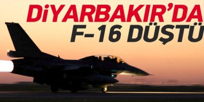 Diyarbakır'da Uçak Düştü