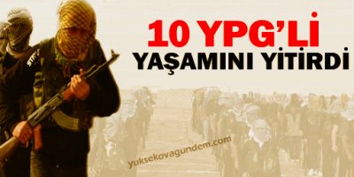 Cezaa'da 10 YPG'li kadın savaşçı hayatını kaybetti