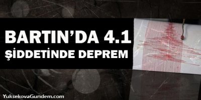 Bartın'da deprem!