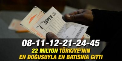 Süper Loto'da büyük ikramiye Van'a çıktı