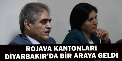 Rojava kantonları Diyarbakırda bir araya geldi