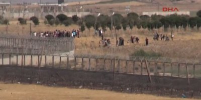 Saldırı sonrası Suriyeliler Nusaybin sınırına akın etti!