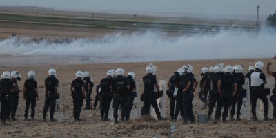 Sınırdaki nöbet çadırına müdahale