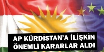 AP Kürdistana ilişkin önemli kararlar aldı