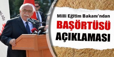 Nabi Avcı'dan 'okullarda baş örtüsü' açıklaması