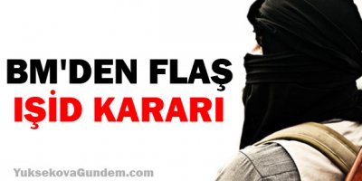 BM'den flaş IŞİD kararı