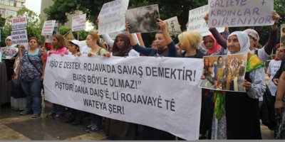 Kadınlardan Kobani için eylem