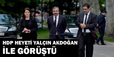 HDP heyeti Yalçın Akdoğan ile görüştü