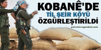 Kobanê'de Til Şeir köyü özgürleştirildi