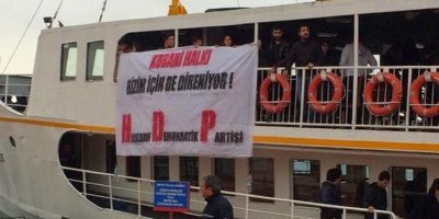 Kobani için Beşiktaş vapuru işgal edildi