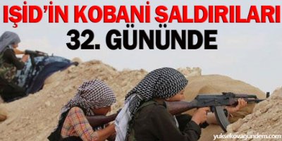 IŞİDin Kobani saldırıları 32. gününde